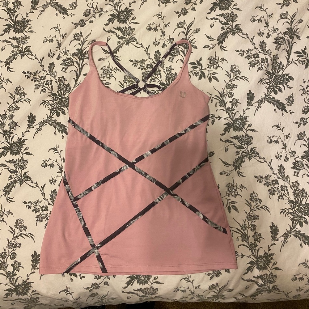 Pink with floral detailing tank by Venus Williams